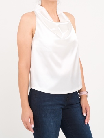 Lee Cooper - Top dama de culoare uniforma cu aspect satinat - Img 2