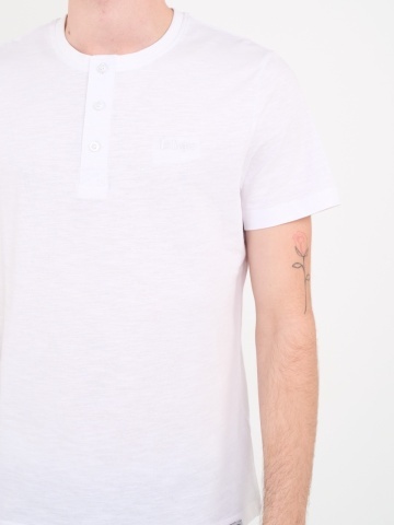Lee Cooper - Tricou barbat cu detalii si nasturi - Img 3