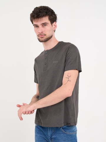 Lee Cooper - Tricou barbat cu detalii si nasturi - Img 5