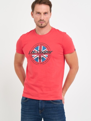 Lee Cooper - Tricou barbat cu imprimeu logo grafic