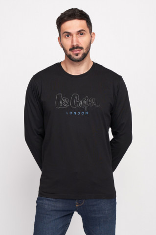 Lee Cooper - Tricou barbat cu maneca lunga cu logo