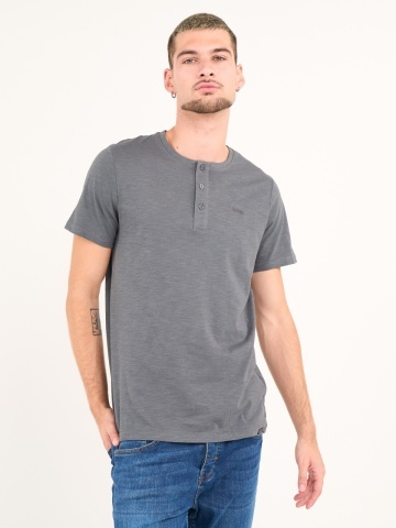 Lee Cooper - Tricou barbat cu maneca scurta de culoare uniforma