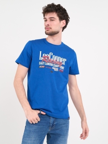Lee Cooper - Tricou barbat cu maneca scurta si imprimeu grafic - Img 6