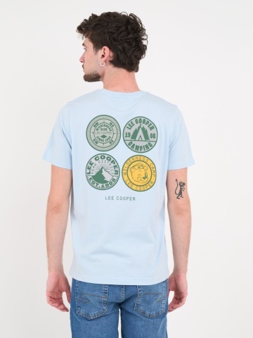 Lee Cooper - Tricou barbat cu maneca scurta si imprimeu grafic - Img 3
