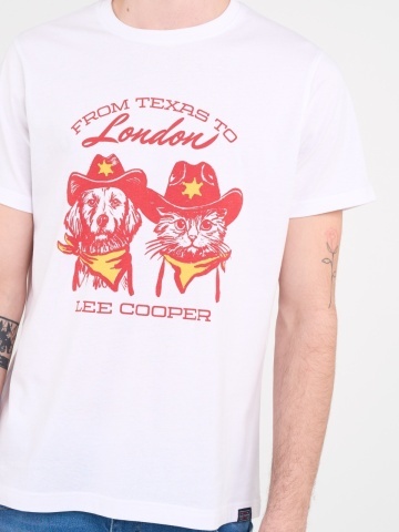 Lee Cooper - Tricou barbat cu maneca scurta si imprimeu - Img 2