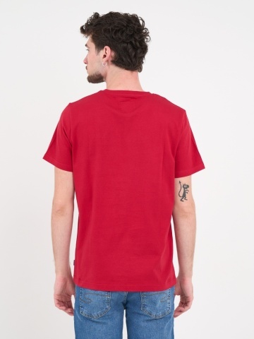 Lee Cooper - Tricou barbat de culoare uniforma cu detalii logo - Img 2