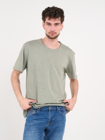Lee Cooper - Tricou barbat de culoare uniforma cu detalii - Img 7