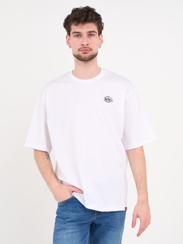 Lee Cooper - Tricou barbat de culoare uniforma cu imprimeu logo