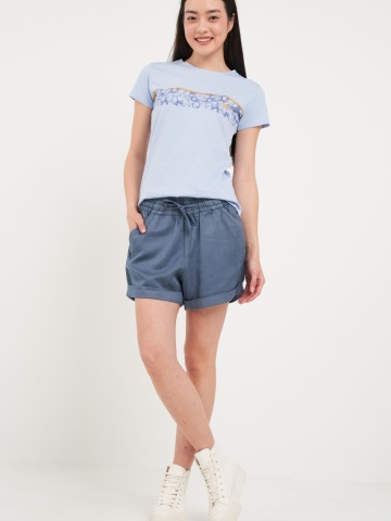 Lee Cooper - Tricou dama cu imprimeu floral cu logo - Img 7