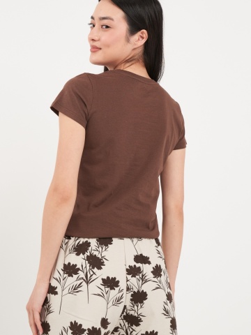 Lee Cooper - Tricou dama cu imprimeu logo - Img 2