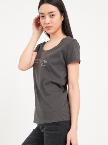 Lee Cooper - Tricou dama cu imprimeu texturat - Img 4
