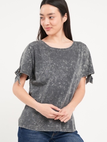 Lee Cooper - Tricou dama cu maneca scurta de culoare uniforma