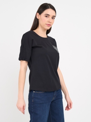 Lee Cooper - Tricou dama cu maneca scurta si detalii - Img 5