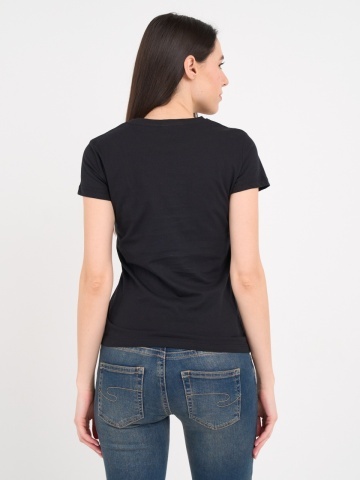 Lee Cooper - Tricou dama cu maneca scurta si logo - Img 2