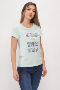 Lee Cooper - Tricou dama din bumbac cu imagine cu logo