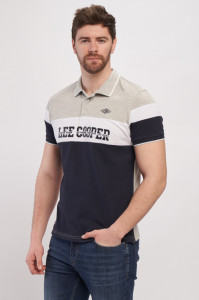 Lee Cooper - Tricou polo barbat cu logo aplicat