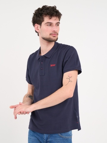 Lee Cooper - Tricou polo barbat de culoare uniforma - Img 7