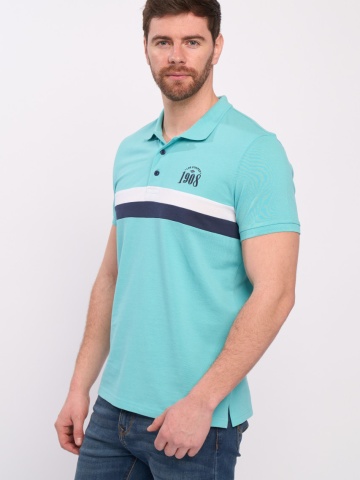 Lee Cooper - Tricou polo barbat maneca scurta cu logo - Img 6