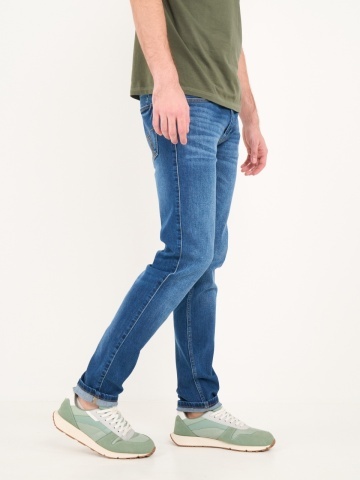 Timeout - Blugi barbat slim cu aspect decolorat - Img 6