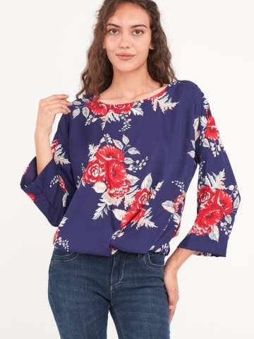 Timeout - Camasa dama maneca scurta cu imprimeu floral - Img 7