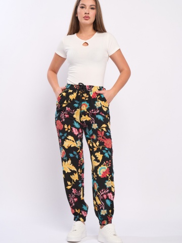 Timeout - Pantaloni dama cu model floral - Img 8
