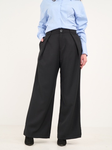 Timeout - Pantaloni lungi dama cu buzunare de culoare uniforma
