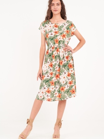 Timeout - Rochie dama cu imprimeu floral - Img 7
