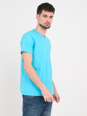 Timeout - Tricou barbat cu maneca scurta de culoare uniforma - Img 5