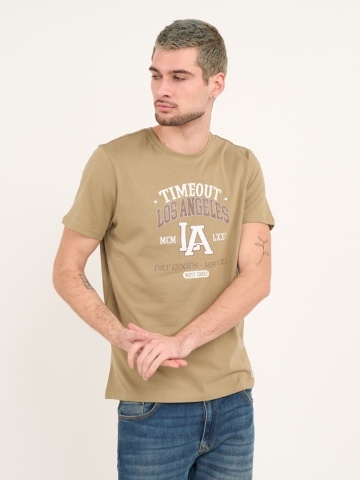Timeout - Tricou barbat cu maneca scurta si detalii logo - Img 5
