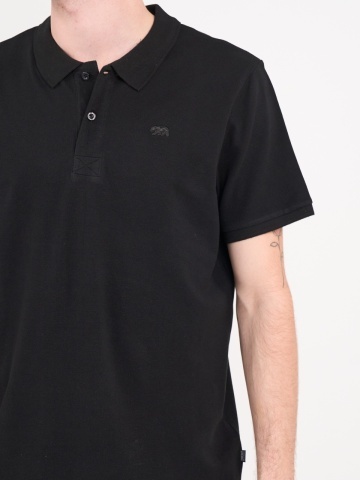 Timeout - Tricou barbat polo de culoare uniforma cu logo - Img 3