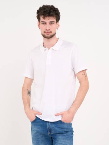 Timeout - Tricou barbat polo de culoare uniforma cu logo