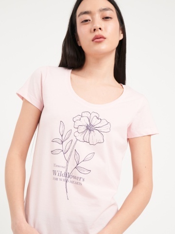 Timeout - Tricou dama cu maneca scurta si imprimeu grafic - Img 5