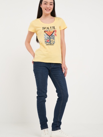 Timeout - Tricou dama cu maneca scurta si imprimeu grafic - Img 7