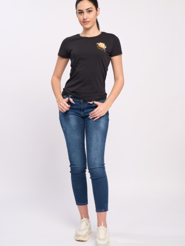Timeout - Tricou dama cu maneca scurta si imprimeu mesaj - Img 6