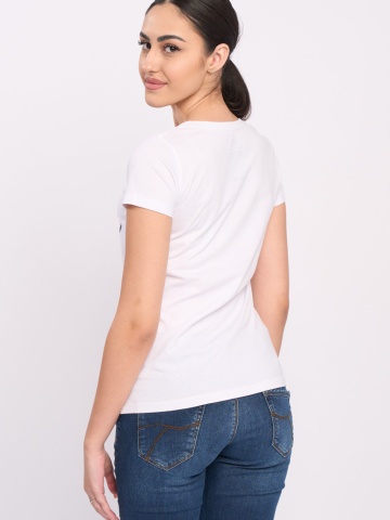 Timeout - Tricou dama cu maneca scurta si imprimeu text - Img 3