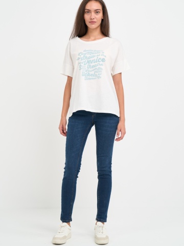 Timeout - Tricou dama cu maneca scurta si text grafic - Img 7
