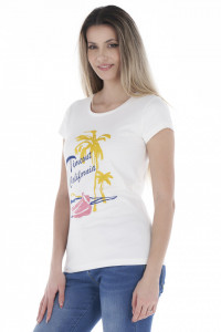 Timeout - Tricou dama din bumbac cu imprimeu
