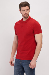 Timeout - Tricou polo barbat de culoare uniforma si logo