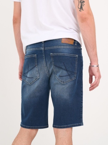 Kenvelo - Bermude barbat din denim cu aspect usor decolorat - Img 4