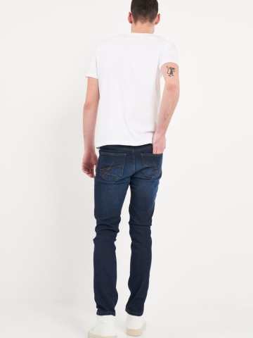 Kenvelo - Blugi barbat slim cu aspect decolorat - Img 5