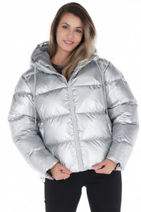 Kenvelo - Jacheta dama oversize cu gluga