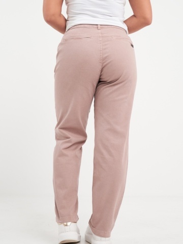 Kenvelo - Pantaloni lungi dama de culoare uniforma cu buzunare - Img 5