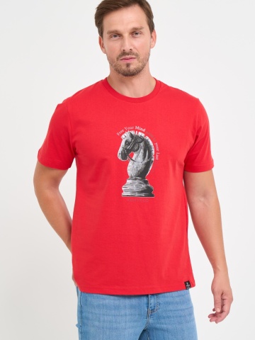 Kenvelo - Tricou barbat cu logo si imprimeu grafic - Img 5