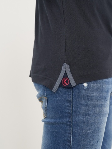 Kenvelo - Tricou barbat polo cu detalii logo - Img 4