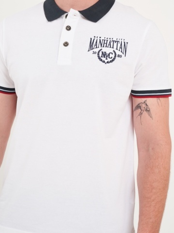 Kenvelo - Tricou barbat polo cu detalii - Img 4
