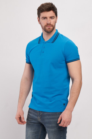 Kenvelo - Tricou barbat polo de culoare uniforma