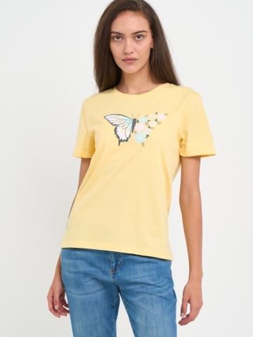 Kenvelo - Tricou dama cu imprimeu detalii grafice fluture