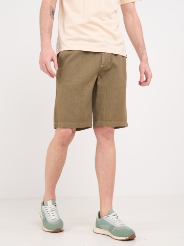 Lee Cooper - Bermude barbat de culoare uniforma cu buzunare - Img 9