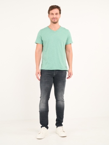 Lee Cooper - Blugi barbat slim cu aspect decolorat - Img 7