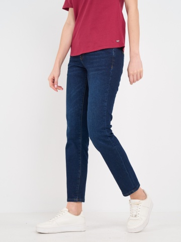 Lee Cooper - Blugi dama boyfriend de culoare uniforma - Img 9